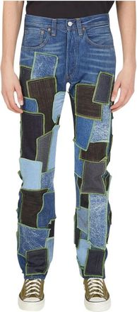 Levi's Drop 6 Patchwork Jeans - Heren - Regular Fit Jeans - Blauw - W29 - Denim - Jeans