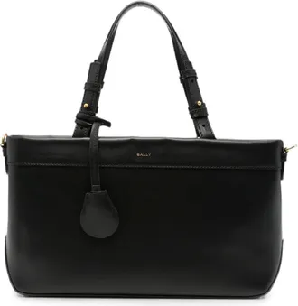 Bally Tassen, Dames, Zwart, ONE Size, Leer, Cabas S