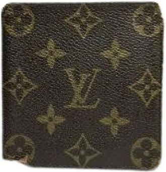 Louis Vuitton Pre-owned Vintage Portemonnee - Dames - Vintage Accessoires - Bruin - ONE Size - Leer - Vintage