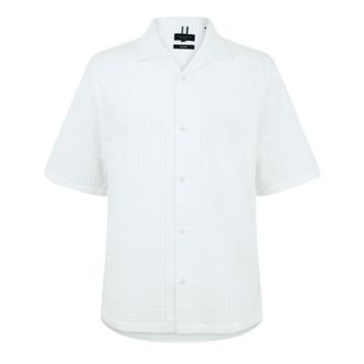 Ted Baker Mens Geometric Shirt (White) - Size Medium