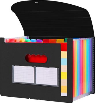 OEM Organizador De Documentos De Oficina, Almacenamiento De Papel, Carpeta De Archivo De 13 Compartimentos, Organizador De Documentos A4 Expandible Con Ta