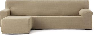 Eysa Funda de sofá chaise longue izquierda b/c beige 250 - 360 cm