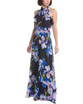 Eliza J Sleeveless Printed Maxi Dress