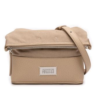 Maison Margiela Pre-owned Maison Margiela Small Canvas and Grained Calfskin 5AC Foldable Crossbody Ladies D5SHQX2M4KGWIBZL