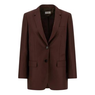 Alberto Biani America Blazer - female - Alberto Biani - Blazers - Brown - XS - Jackets