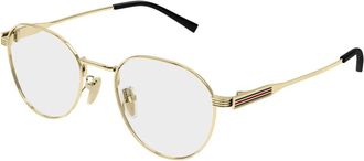 Gucci Optical Frame - Heren - Brillen - Geel - 51 MM - Accessoires