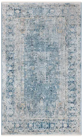 Safavieh Alfombra azul/beige 122 x 183 cm