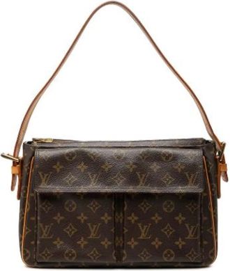 Louis Vuitton Pre-owned Viva Cite GM - Dames - Vintage Schoudertas - Bruin - ONE Size - Leer - Vintage