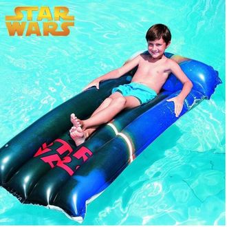 Trade Shop Trade Shop - Materassino Gonfiabile Mare Piscina Star Wars 191 X 89 Cm Multicolore