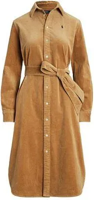 Ralph Lauren Belted Corduroy Shirtdress