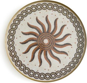 La Redoute Interieurs Rond dienblad in staalmetaal, Solaro