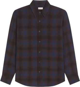Dries Van Noten Curles Shirt - Heren - Overhemden - Bruin - Maat: M Katoen