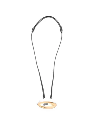 Monies Necklace Gold Disc Isola