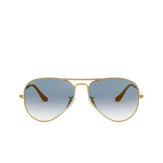 Ray-Ban Accessoires, unisex, Geel, 62 MM, Klassieke Aviator Stijl Zonnebril
