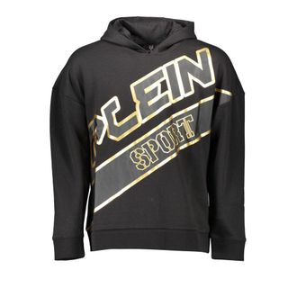 Plein Sport Black Cotton Mens Sweatshirt