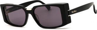 Max Mara MM0159 01A Shiny Black/Smoke