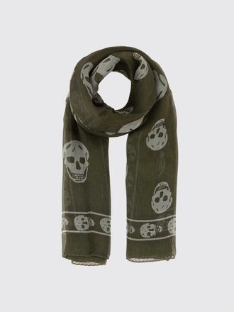 Alexander McQueen McQueen Foulard Alexander in pura seta con iconica stampa Skull