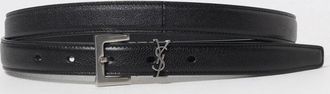 Saint Laurent Cintura Cassandre in nappa