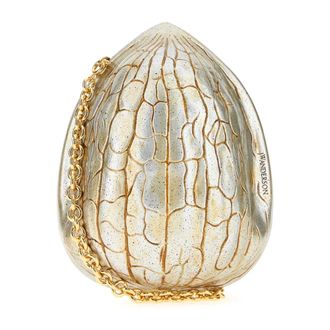 J.W.Anderson Clutches, female, Gray, Size: ONE SIZE Walnut Clutch