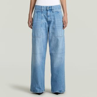 G-Star Wide Leg Jeans - Midden blauw - Dames