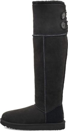 UGG (WMNS) UGG Over The Knee Bailey Button Boots Black 1007536-BLK