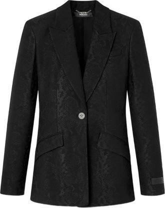 Versace Blazer in misto lana - Nero