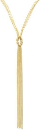 Olivia Welles All Tied Up Necklace in Gold at Nordstrom Rack