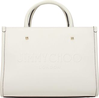 Jimmy Choo London White Leather Womens Handbag
