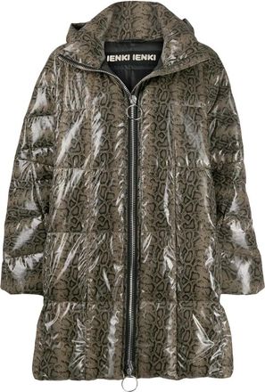 Ienki Ienki Cropped Trapeze Puffer Jas - Dames - Parka Jassen - Veelkleurig - XS - Polyester - Jassen