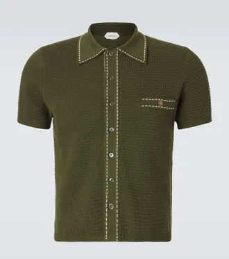 Versace Medusa cotton polo shirt