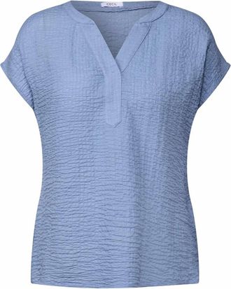 Cecil Blouse - Dames - Blouses & Shirts - Blauw - Maat: M