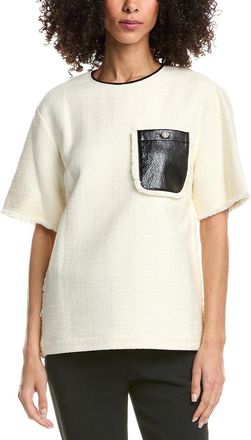 3.1 Phillip Lim Tweed Boxy T-Shirt