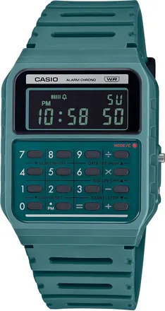 Casio Collection Vintage Mens Green Watch CA-53WB-3BEF - One Size