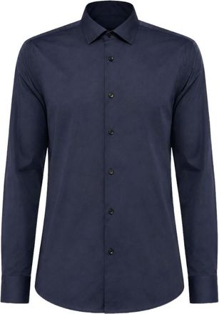 Xacus Dark Blue Slim Shirt