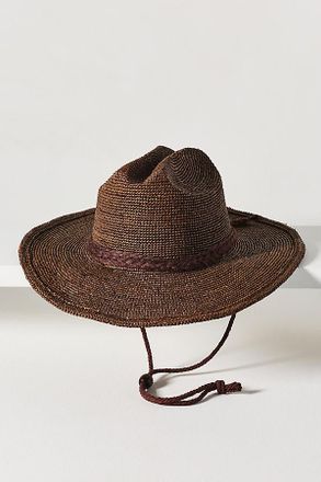 Wyeth Nyc Raffia Braided Rancher Hat