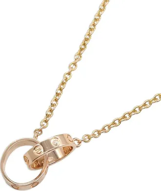 Cartier Baby Love double-circle pendant necklace - Gold