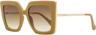 Max Mara MM0051 73F Matte Light Brown/Shiny Rose Gold/Brown Gradient