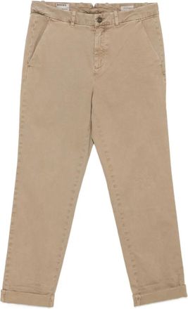 Mason's turn-up chino trousers - Neutrals