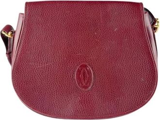 Cartier Pre-owned Cross Body Bags, female, Red, Size: ONE SIZE Pre-owned Vintage Shoulder Bag