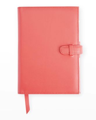 Royce Leather Monogrammed Executive Weekly Leather Calendar Planner, Personalized