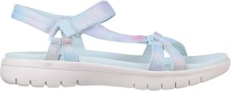 Skechers Womens On The Go Flex-Spring Fling Sandal In Jeans