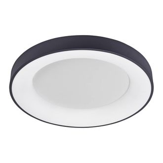 Netlighting Modern LED Flush Ceiling Light Black Warm White 3000K 2750lm