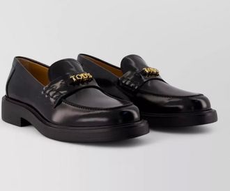 Tod's leather loafers