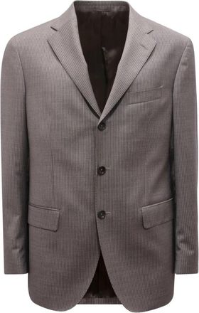 Sartoria Latorre A077Gf Abito Tessuto A Suit Drop 7R - Heren - Blazers - Grijs - L - Jassen