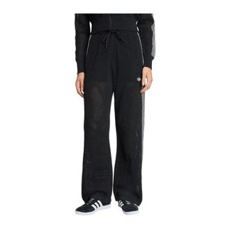 adidas Gebreide Gehaakte Firebird Trainingsbroek - Dames - Trainingsbroeken - Zwart - XS - Polyester - Fitness