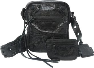 Balenciaga Pre-owned Cross Body Bags, unisex, Black, Size: ONE SIZE Pre-owned Vintage Crossbody Bag