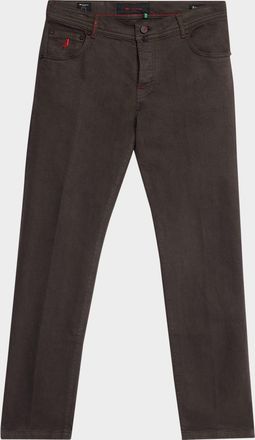 Kiton Men & apos;s Plus One Straight Leg Five-Pocket Pants