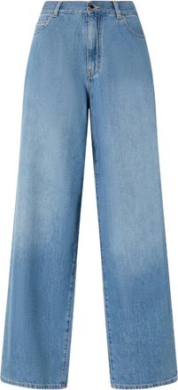 Pinko Jeans a gamba ampia - Blu