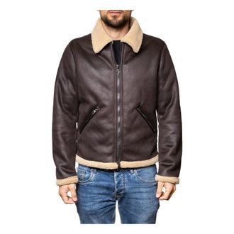 Censured Giacca in Ecopelliccia e Shearling - - Jackets - Uomo - Marrone - XL