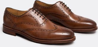 Oliver Sweeney Mens Oliver Sweeney Aldeburgh Mens Leather Brogue - Tan - Brown - Size: UK10.5 eu44.5 us11.5